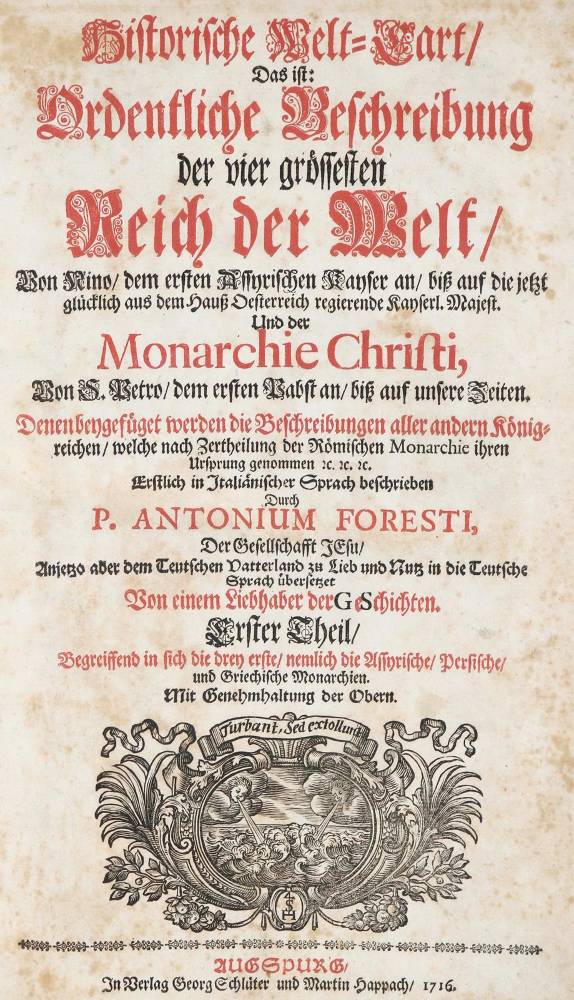 Große Abbildung Nr.1: 138-2634 Foresti,A.: (Verschiedene Länder - Geschichte)