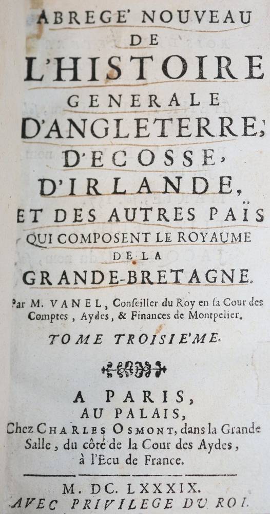 Große Abbildung Nr.1: 138-2653 Vanel,C.: (Verschiedene Länder - Geschichte, Grossbritannien)