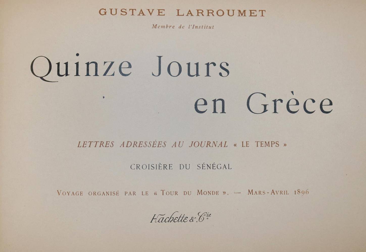 Große Abbildung Nr.2: 138-2668 Larroumet,G.: (Verschiedene Länder - Geschichte)