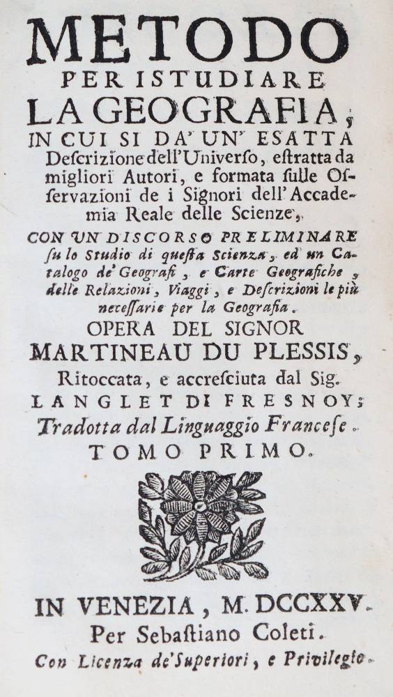 Große Abbildung Nr.1: 138-2673 Martineau du Plessis,(D.).: (Verschiedene Länder - Geschichte)