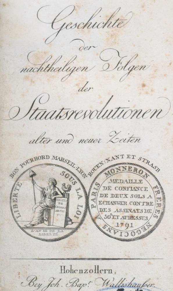Große Abbildung Nr.1: 138-2696 (Wallishausser,J.B. Hrsg.),: (Verschiedene Länder - Geschichte, Revolution)