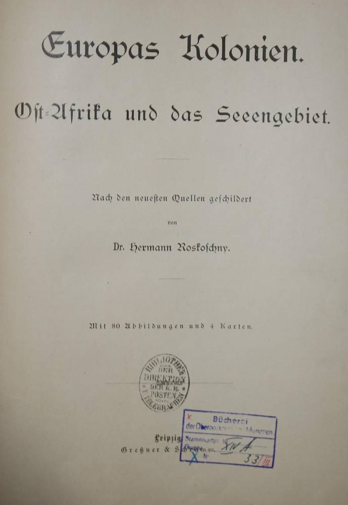 Große Abbildung Nr.1: 138-2698 Roskoschny,H.: (Verschiedene Länder - Geschichte)