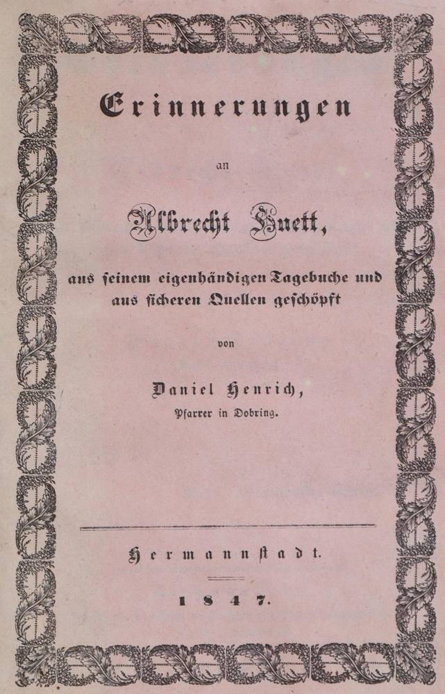 Große Abbildung Nr.1: 138-2699 Heinrich,D.: (Verschiedene Länder - Geschichte, Rumänien, Siebenbürgen)