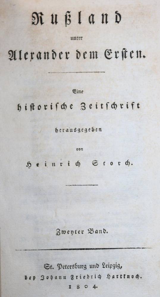 Große Abbildung Nr.1: 138-2707 Storch,H. (Hrsg.).: (Verschiedene Länder - Geschichte, Russland)