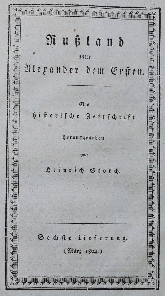 Große Abbildung Nr.2: 138-2707 Storch,H. (Hrsg.).: (Verschiedene Länder - Geschichte, Russland)