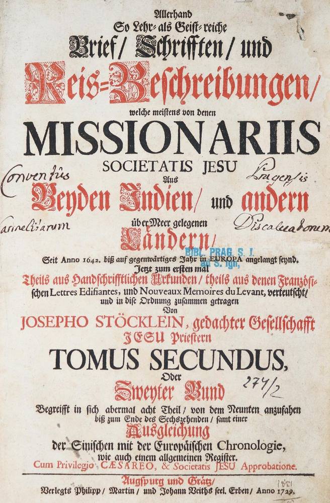 Große Abbildung Nr.1: 138-2735 Stöcklein,J.: (Verschiedene Länder - Geschichte)