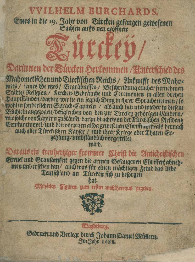 Große Abbildung Nr.1: 138-2743 Burchard,W.: (Verschiedene Länder - Geschichte, Türkei)