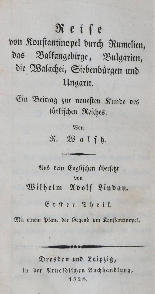 Große Abbildung Nr.1: 138-2747 Walsh,R.: (Verschiedene Länder - Geschichte, Türkei)