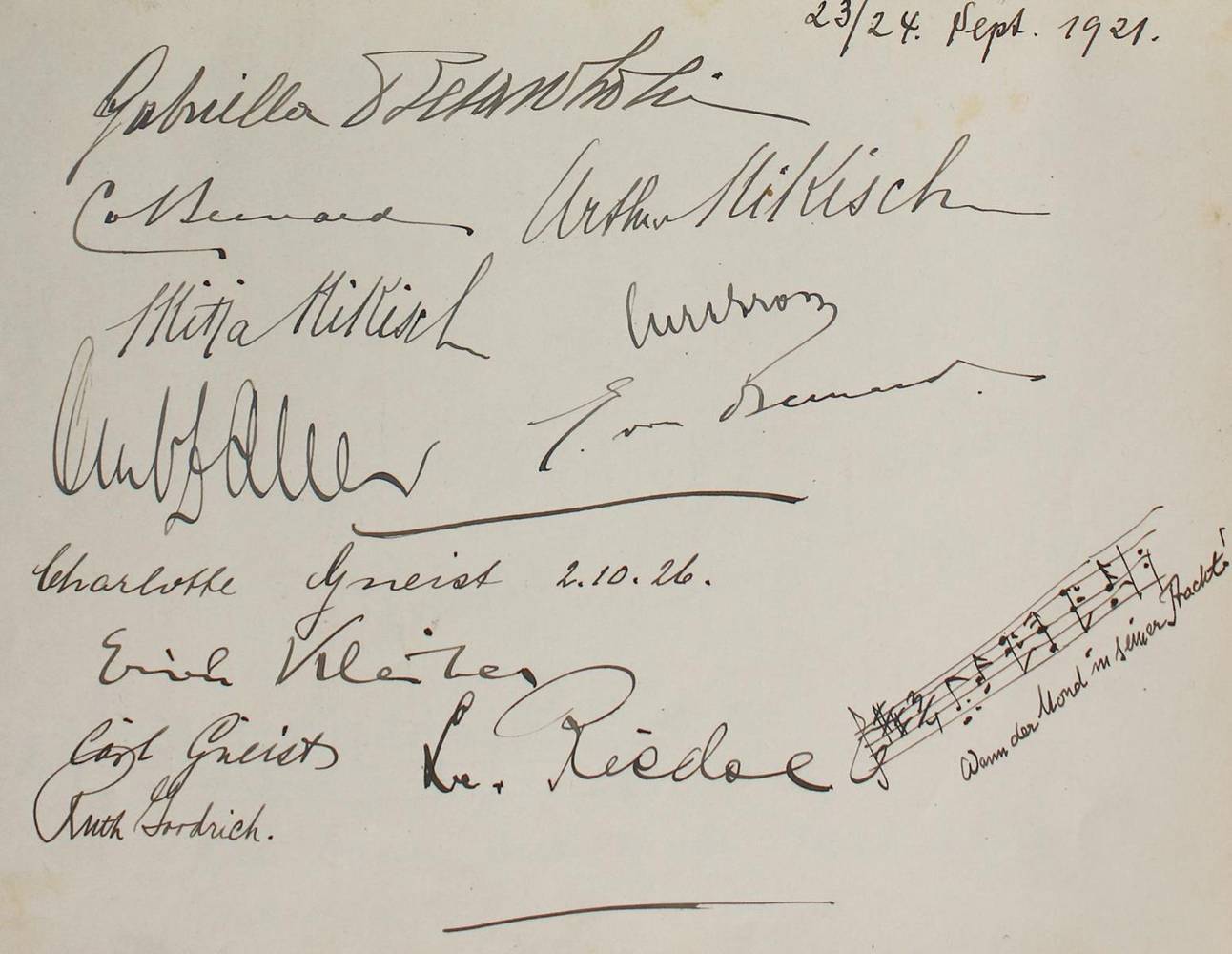 Große Abbildung Nr.3: 138-2759 Backhaus Wilhelm,: (Autographen)