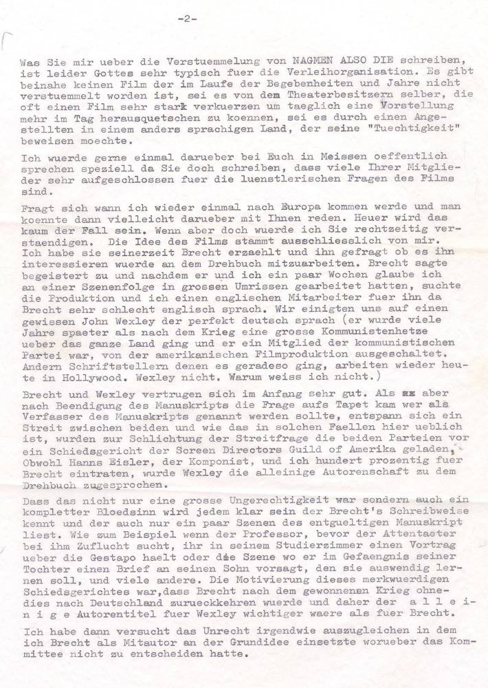 Große Abbildung Nr.2: 138-2763 Lang, Fritz (eig. Friedrich Christian Anton),: (Film - Theater - Tanz)