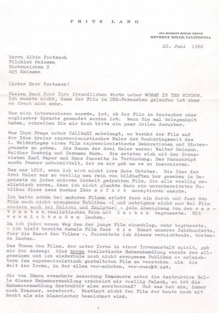 Große Abbildung Nr.1: 138-2772 Lang, Fritz (eig. Friedrich Christian Anton),: (Film - Theater - Tanz)