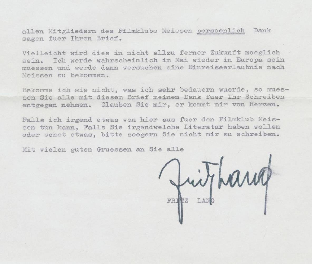Große Abbildung Nr.2: 138-2775 Lang, Fritz (eig. Friedrich Christian Anton),: (Film - Theater - Tanz)