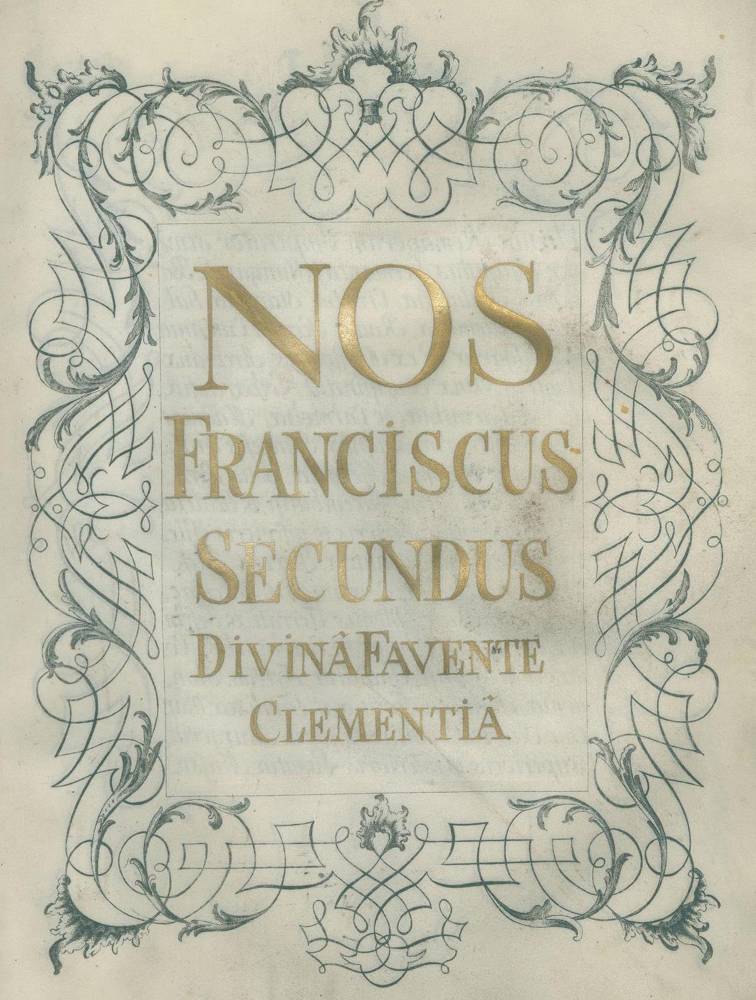 Große Abbildung Nr.1: 138-2778 Franz II.,: (Autographen)