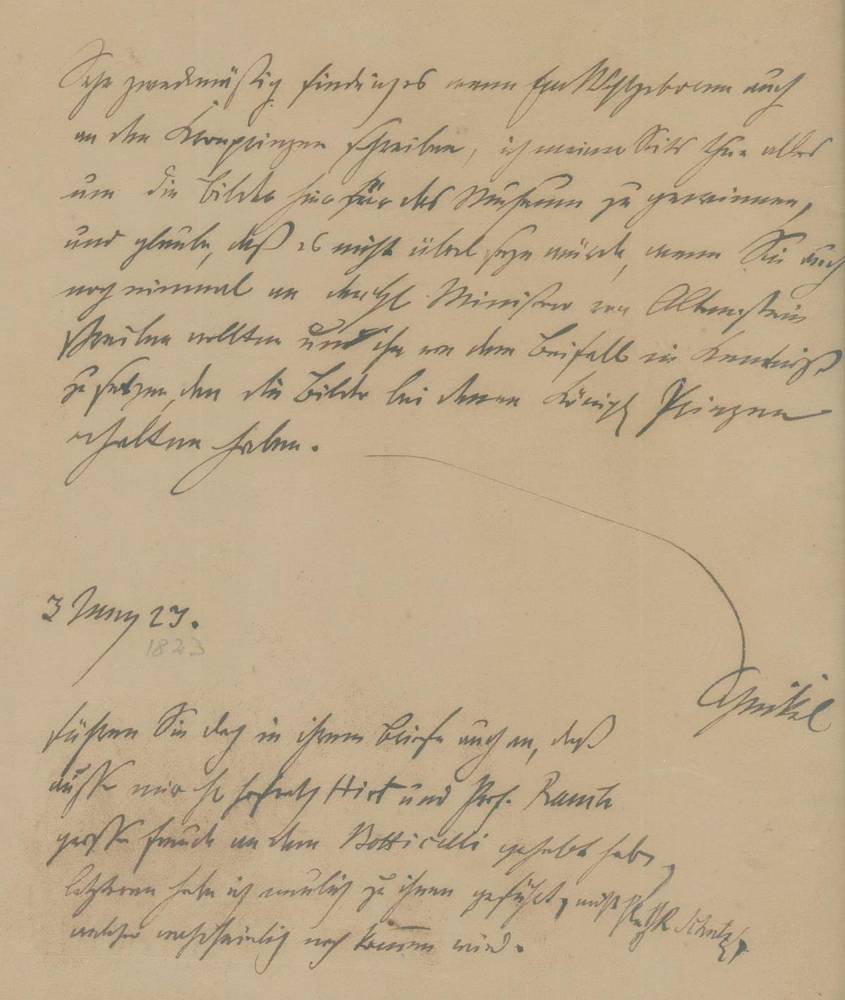 Große Abbildung Nr.1: 138-2786 Schinkel, Karl Friedrich,: (Autographen)