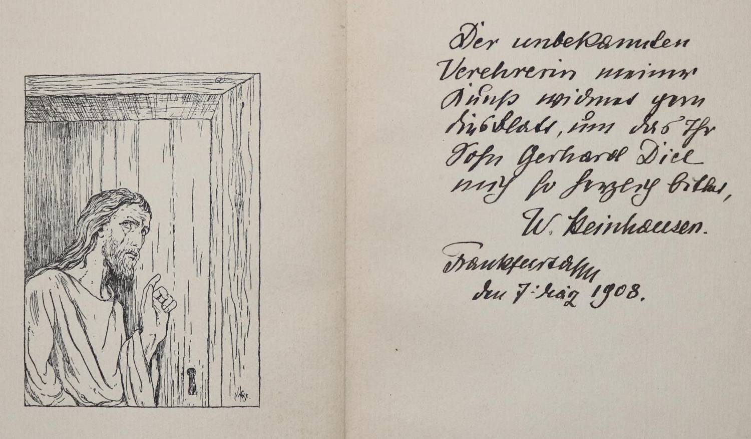 Große Abbildung Nr.1: 138-2787 Steinhausen Wilhelm.: (Autographen)
