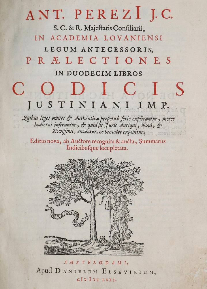 Große Abbildung Nr.1: 138-280 Perez,A.: (Alte Drucke, Handschriften und Theologie)