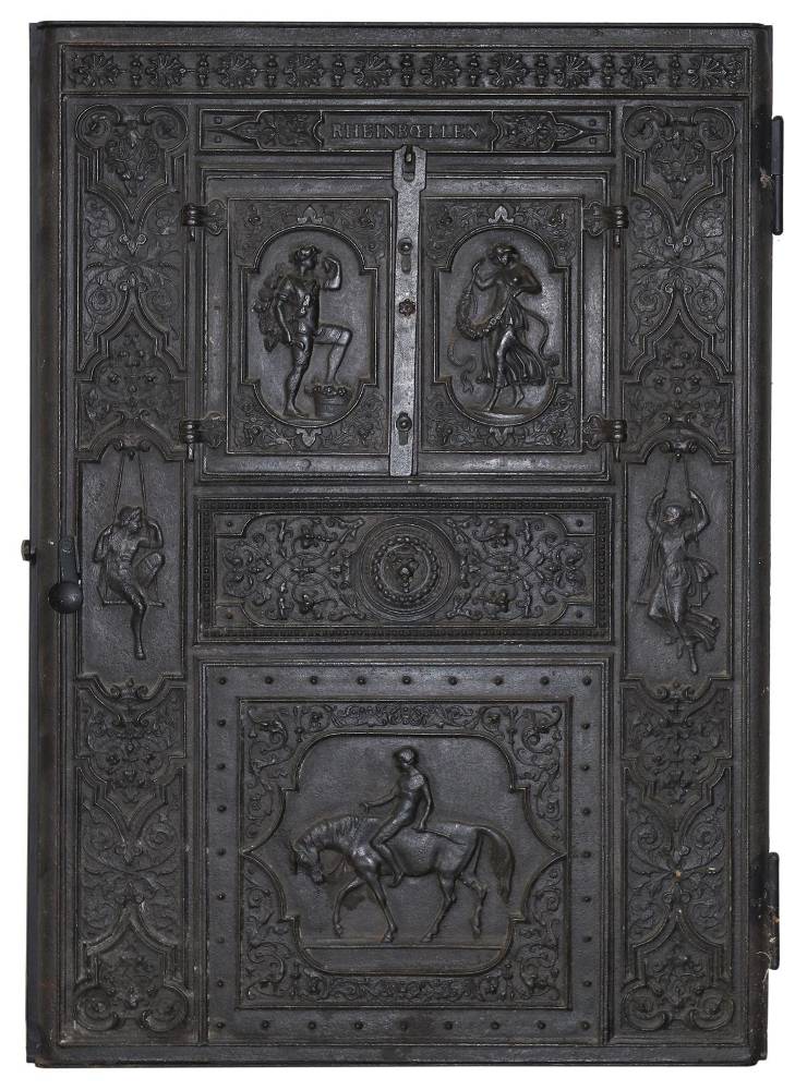 Große Abbildung Nr.1: 138-2824 Jugendstil Kaminofentüre.: (Varia)