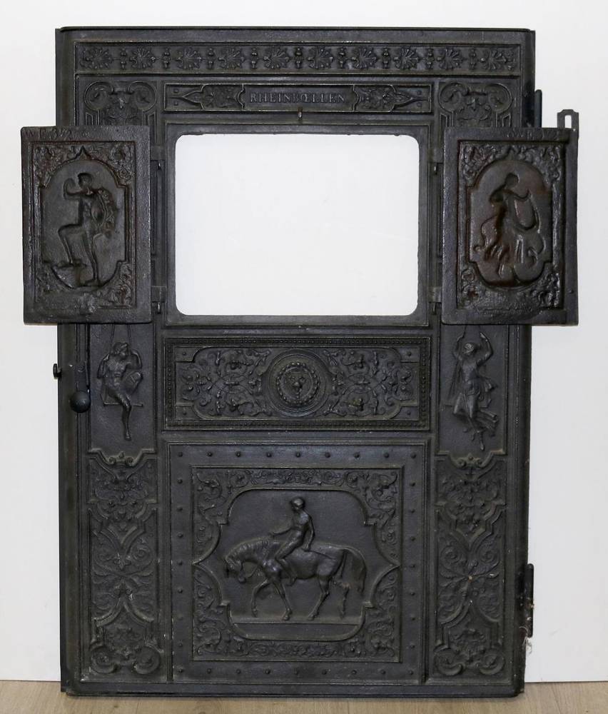 Große Abbildung Nr.2: 138-2824 Jugendstil Kaminofentüre.: (Varia)