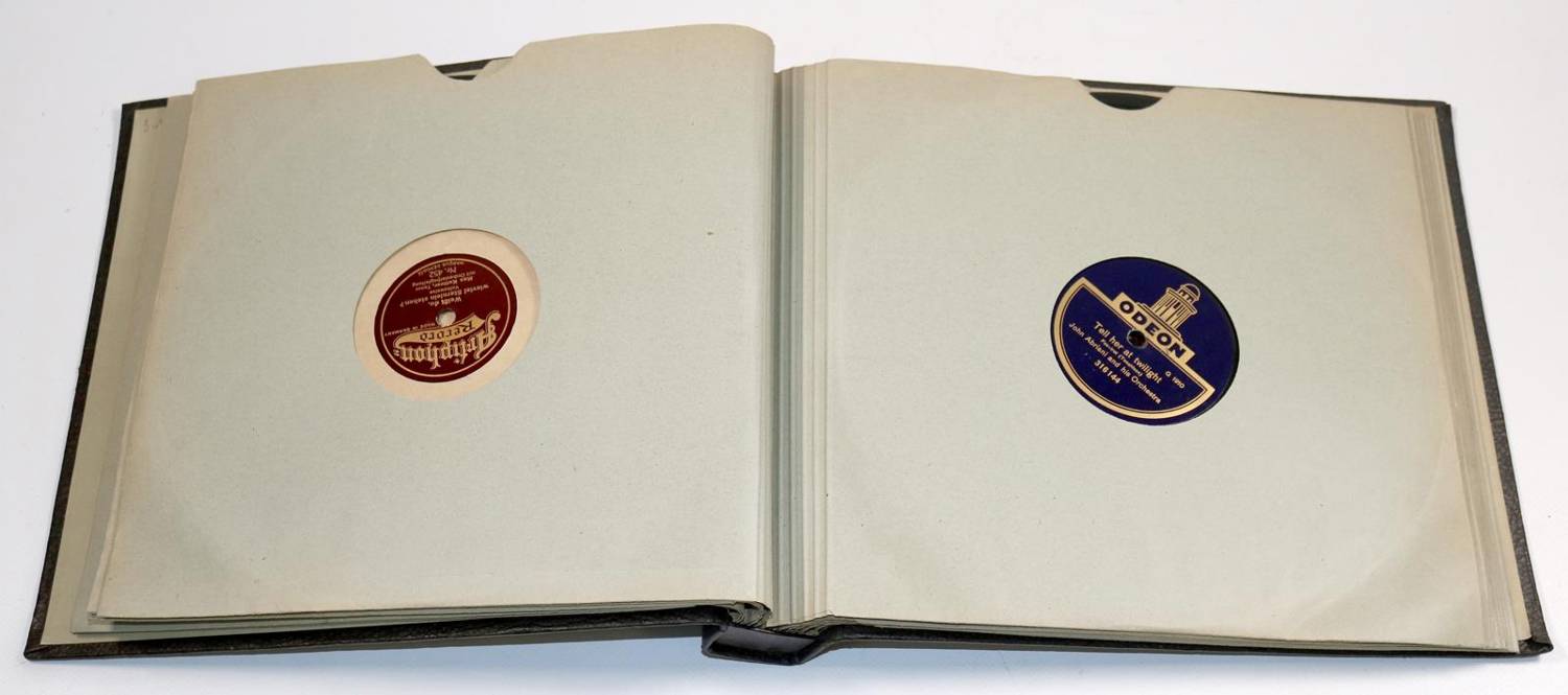 Große Abbildung Nr.2: 138-2834 Schellackplatten Slg.: (Varia, Musikinstrumente)