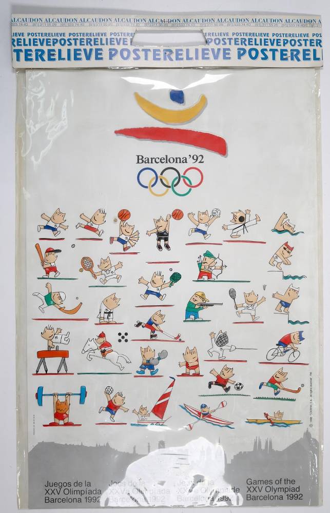Große Abbildung Nr.1: 138-2836 Olympische Memorablien.: (Varia)
