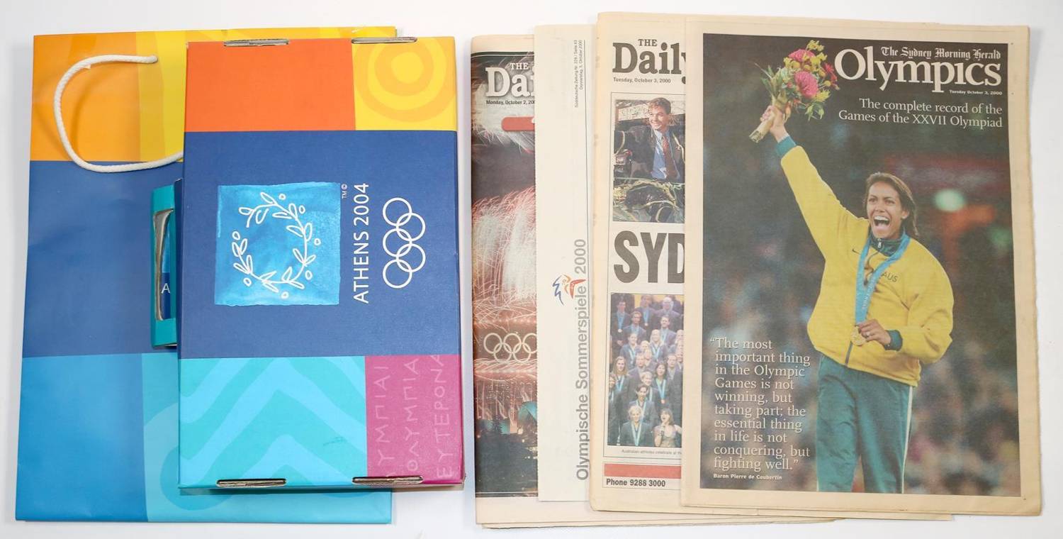 Große Abbildung Nr.3: 138-2836 Olympische Memorablien.: (Varia)