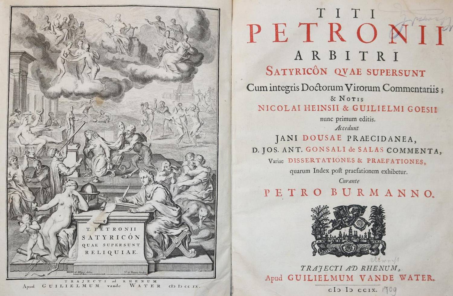 Große Abbildung Nr.1: 138-284 Petronius Arbiter Titus,: (Alte Drucke, Handschriften und Theologie)