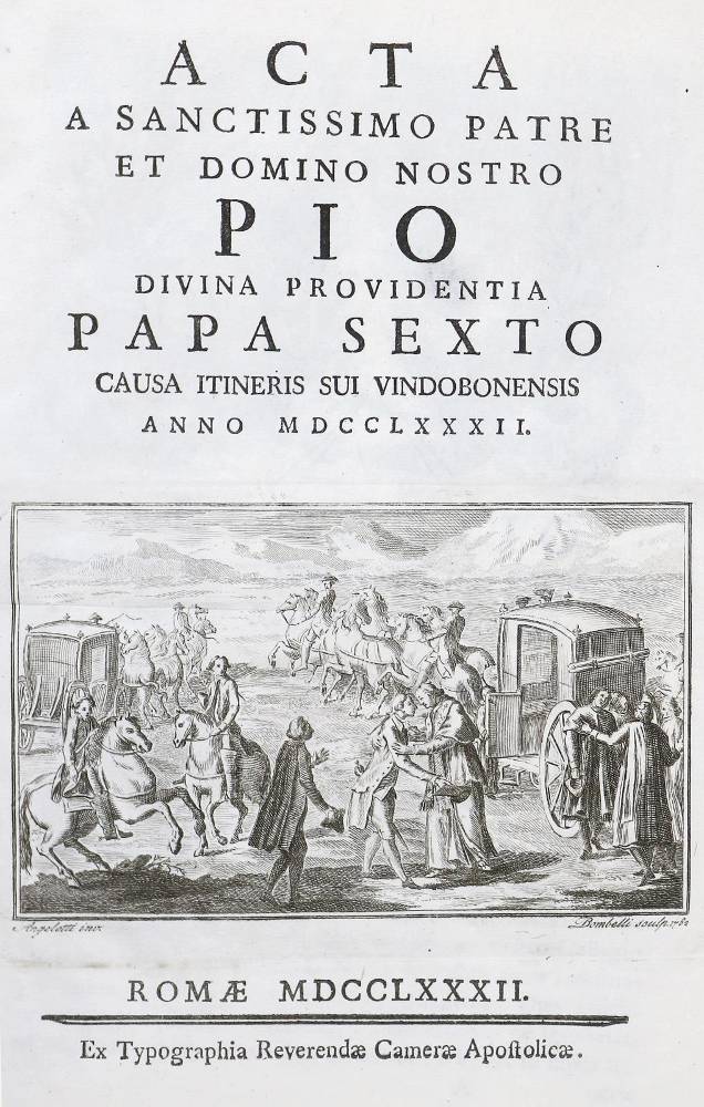 Große Abbildung Nr.1: 138-287 Pius VI. (Papst),: (Alte Drucke, Handschriften und Theologie)