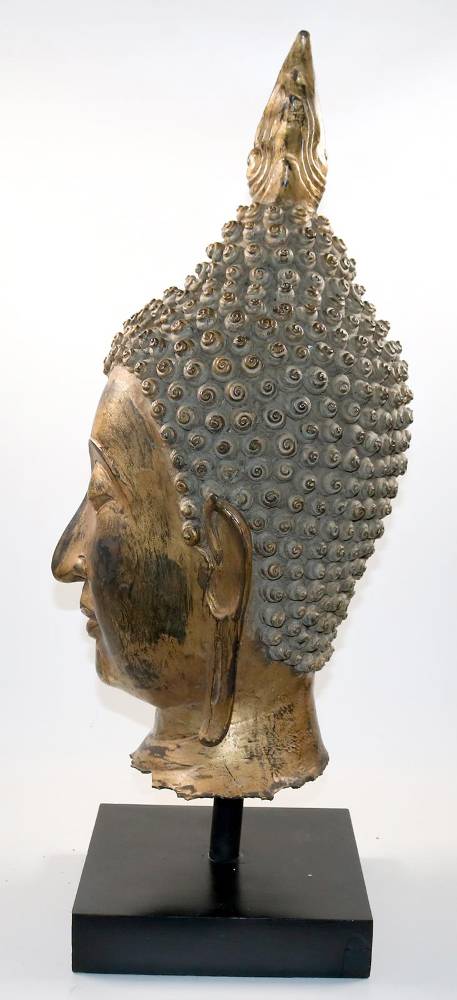 Große Abbildung Nr.3: 138-2874 Bedeutender Kopf des Buddha.: (Asiatika, Buddha)