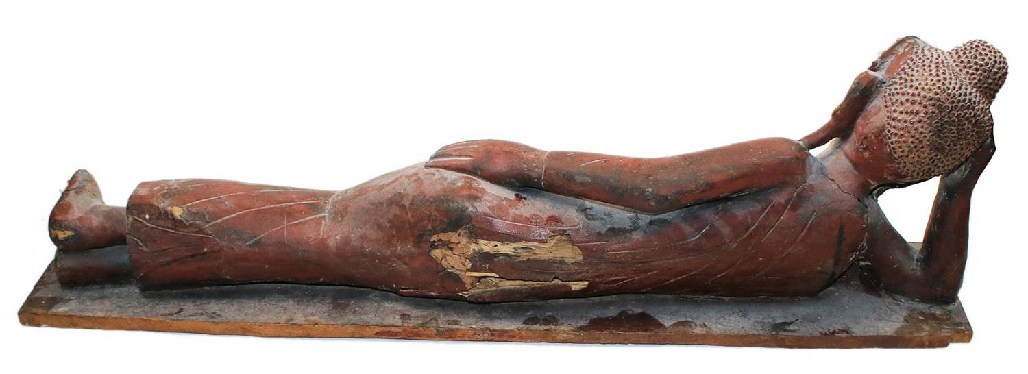 Große Abbildung Nr.2: 138-2878 Buddha Paranirvana.: (Asiatika, Buddha)