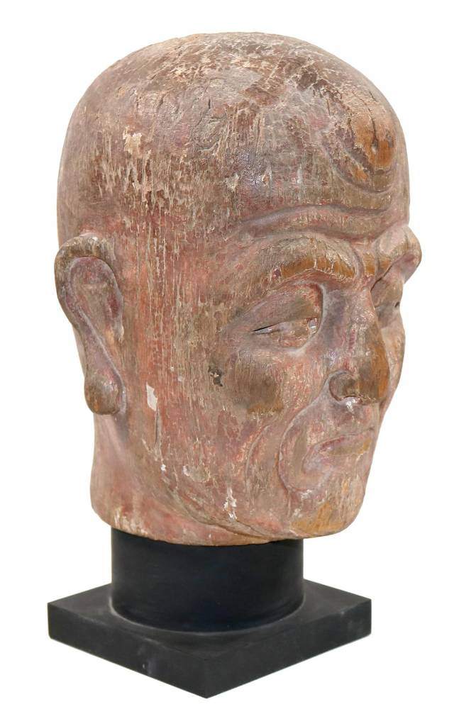 Große Abbildung Nr.1: 138-2885 Daoistischer Kopf.: (Asiatika)