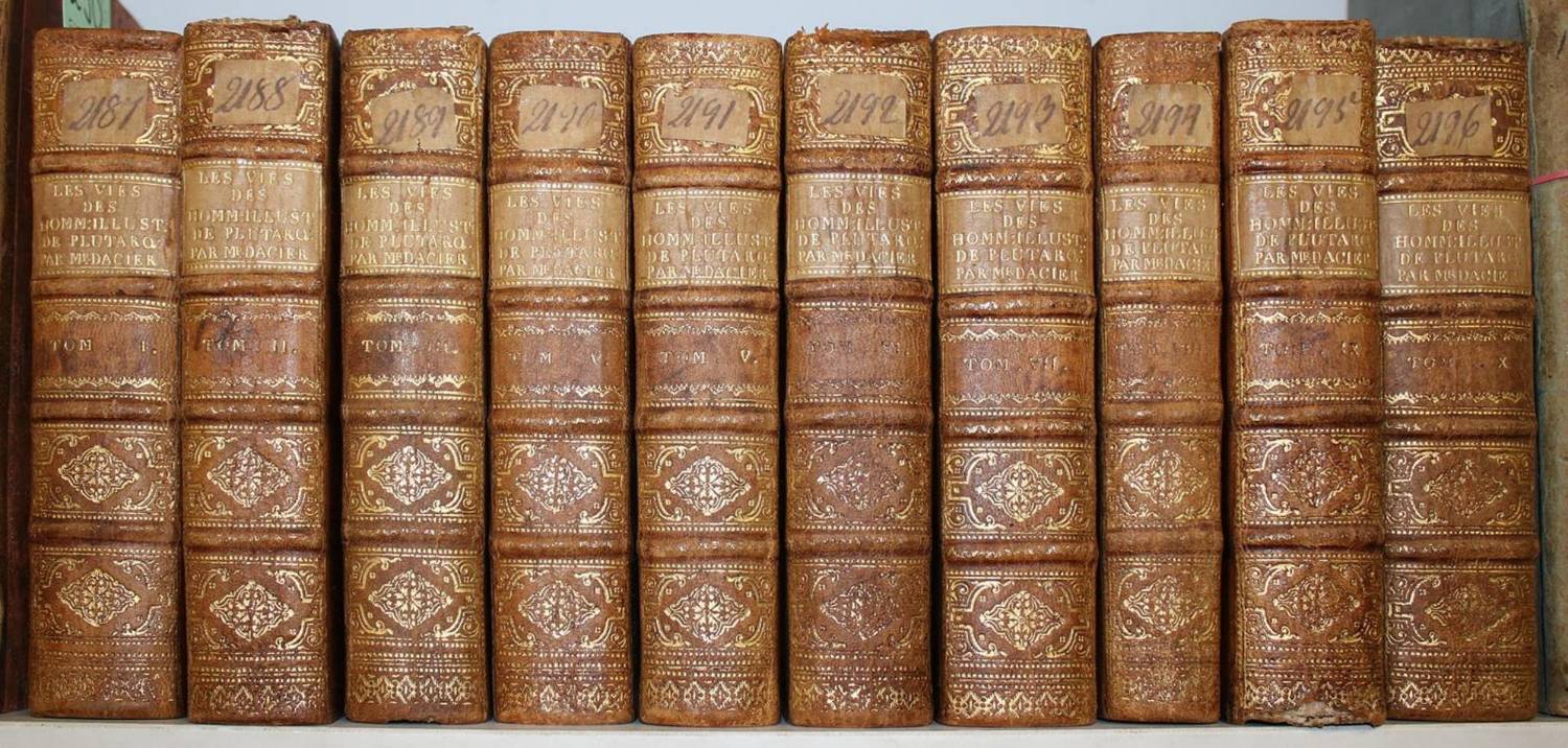 Große Abbildung Nr.2: 138-290 Plutarch.: (Alte Drucke, Handschriften und Theologie)