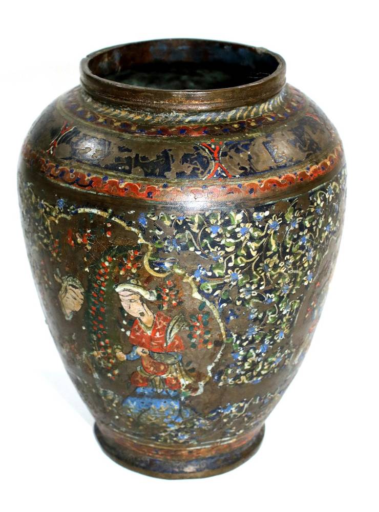 Große Abbildung Nr.1: 138-2905 Antike persische Vase mit: (Asiatika, Persien)