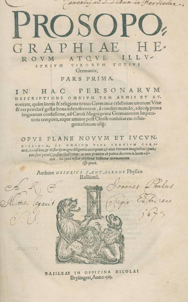 Große Abbildung Nr.1: 138-292 Pantaleon,H.: (Portrait)