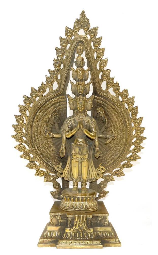 Große Abbildung Nr.1: 138-2925 Sahasrabhuja Avalokitesvara.: (Asiatika)