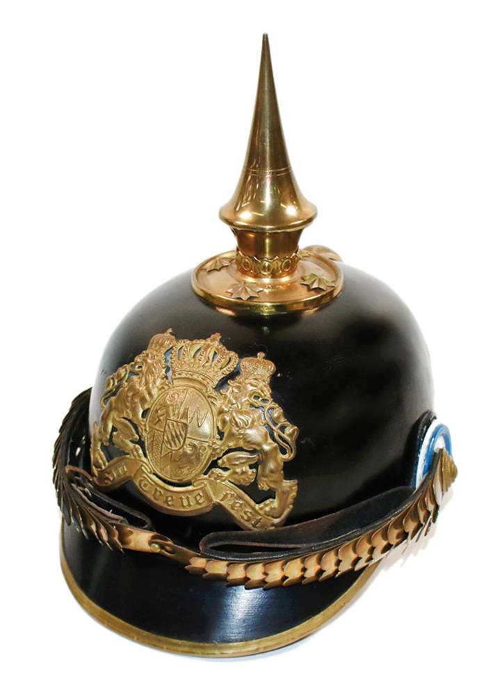 Große Abbildung Nr.1: 138-2960 Pickelhaube Bayern.: (Militaria)