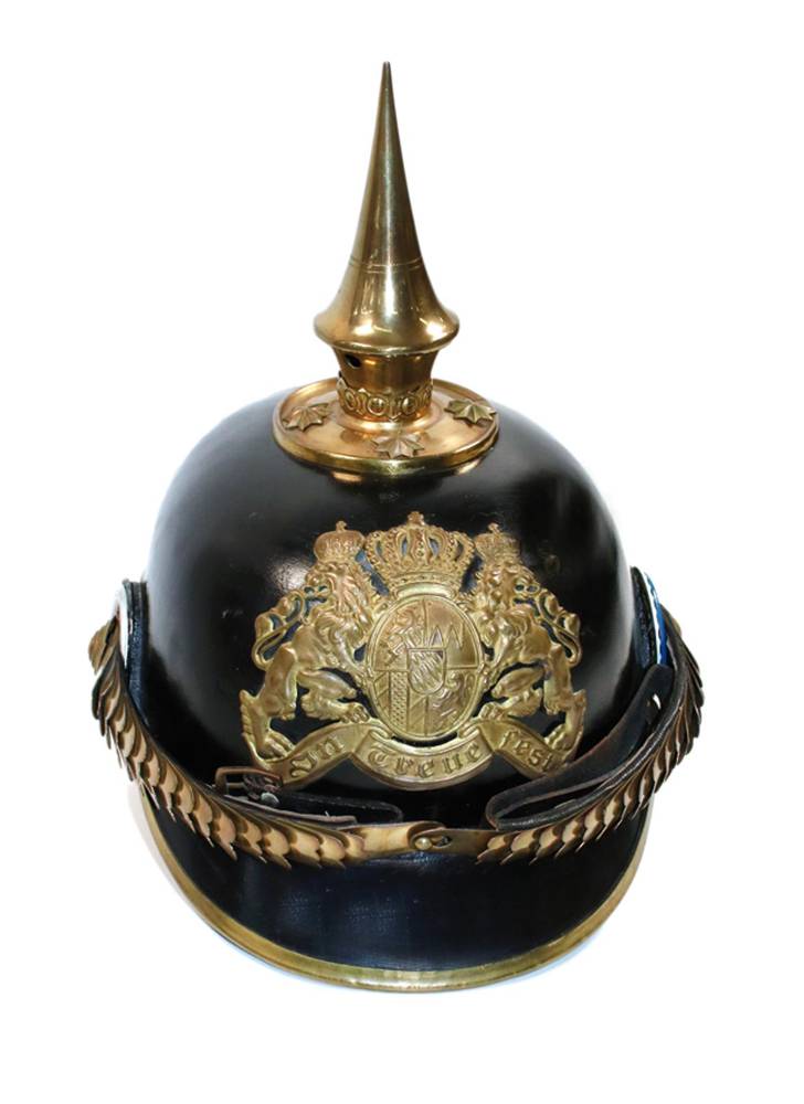 Große Abbildung Nr.2: 138-2960 Pickelhaube Bayern.: (Militaria)