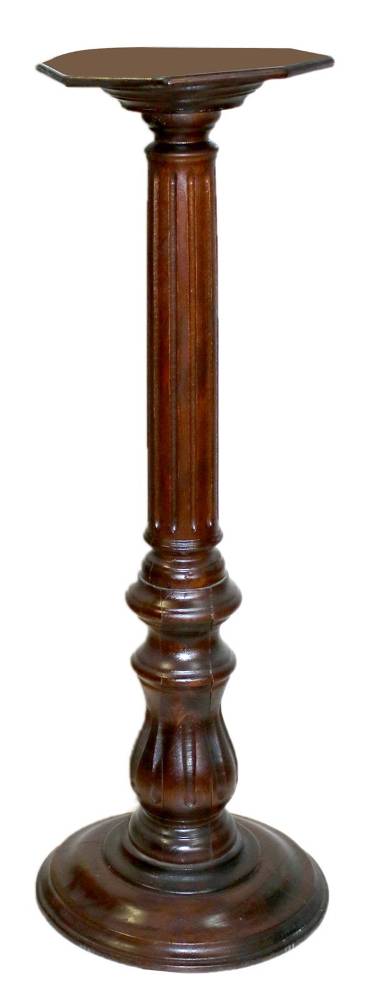 Große Abbildung Nr.1: 138-2987 Holzsäule, Rundsäule: (Möbel, Säulen)
