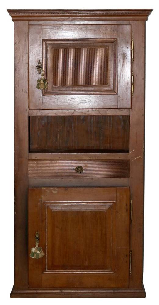 Große Abbildung Nr.1: 138-2991 Hochschrank 19.Jh.: (Möbel, Schränke)