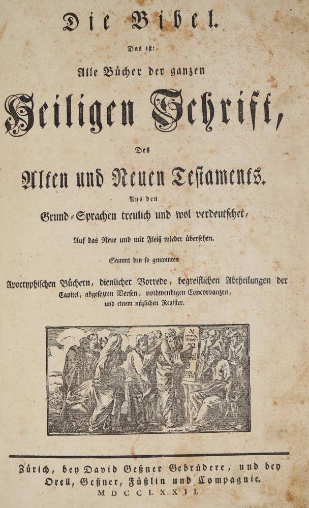 Große Abbildung Nr.1: 138-30 Bibel, Die,: (Bibeln)
