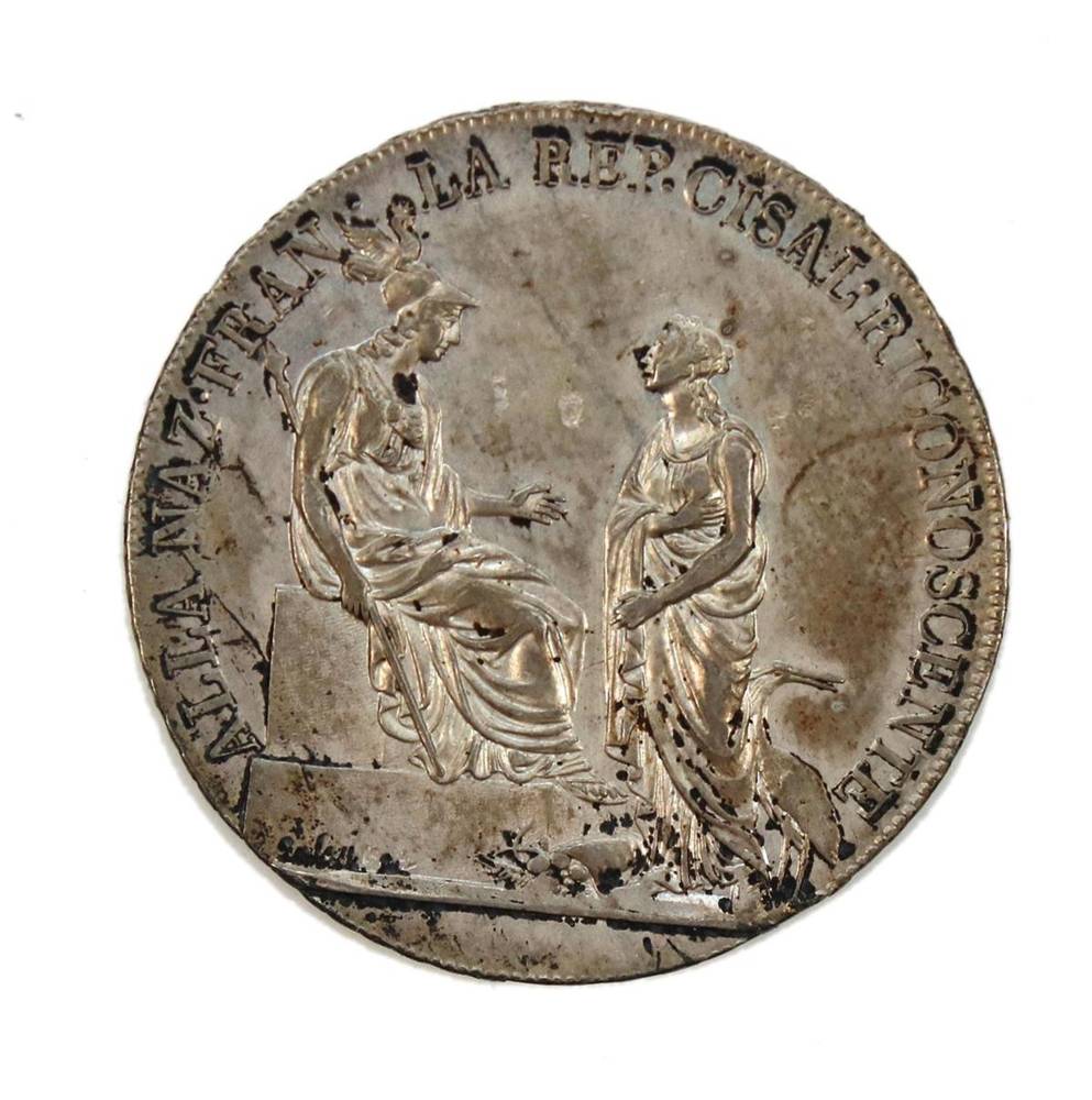 Große Abbildung Nr.1: 138-3011 Cisalpinische Republik: (Münzen und Medaillen, Italien)