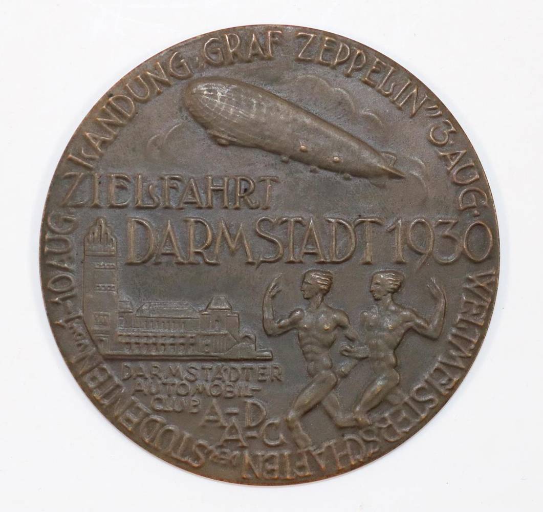 Große Abbildung Nr.1: 138-3034 ADAC Zeppelin.: (Münzen und Medaillen, Zeppelin)