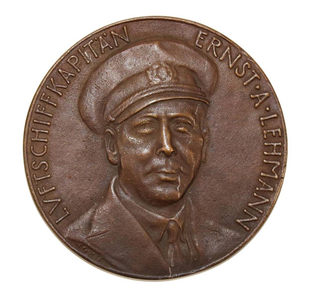 Große Abbildung Nr.1: 138-3039 Bronzemedaille: (Münzen und Medaillen, Zeppelin)
