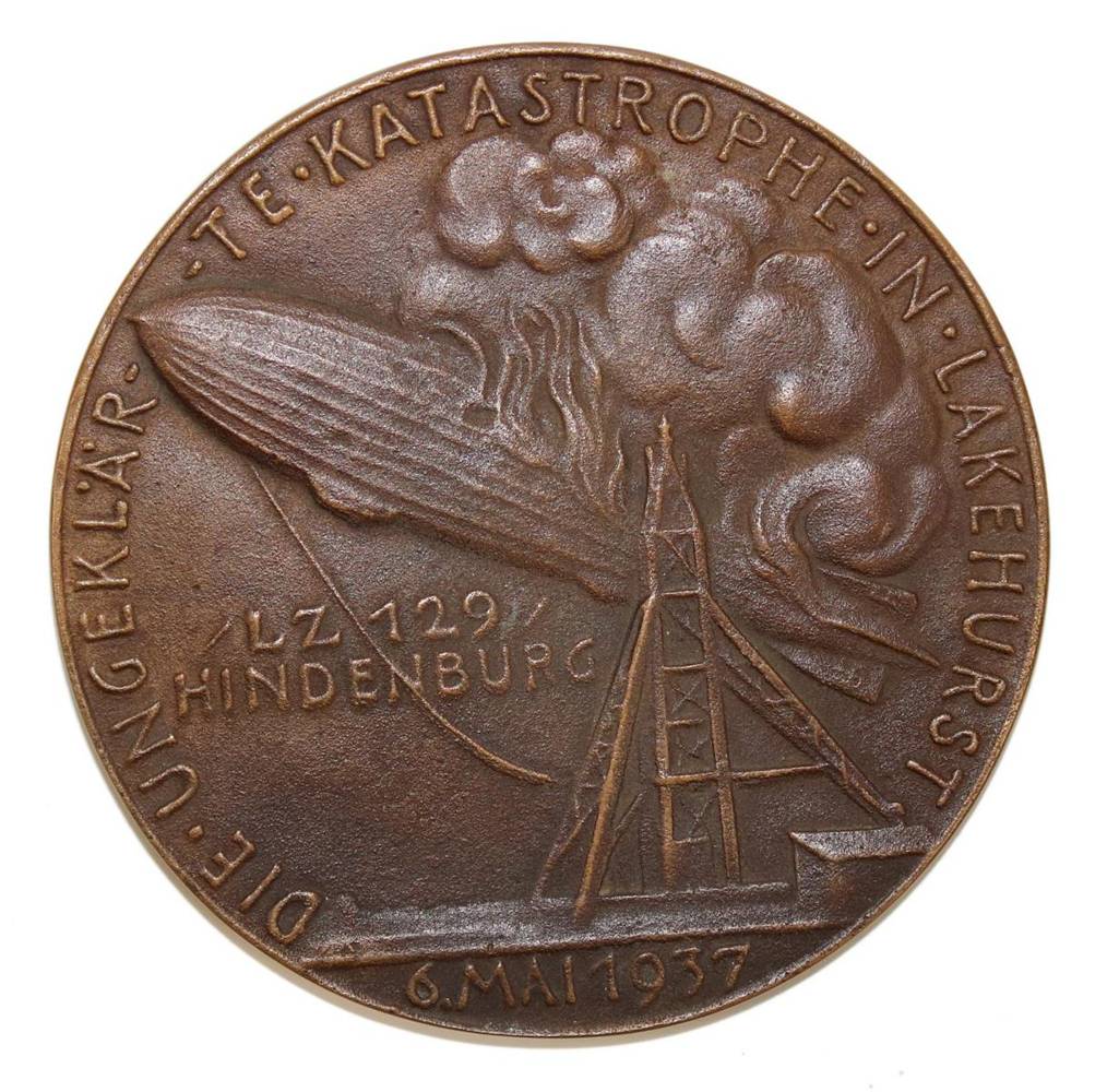 Große Abbildung Nr.2: 138-3039 Bronzemedaille: (Münzen und Medaillen, Zeppelin)