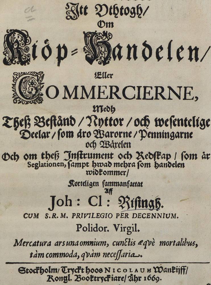 Große Abbildung Nr.1: 138-304 Risingh,J.C.: (Alte Drucke, Handschriften und Theologie)