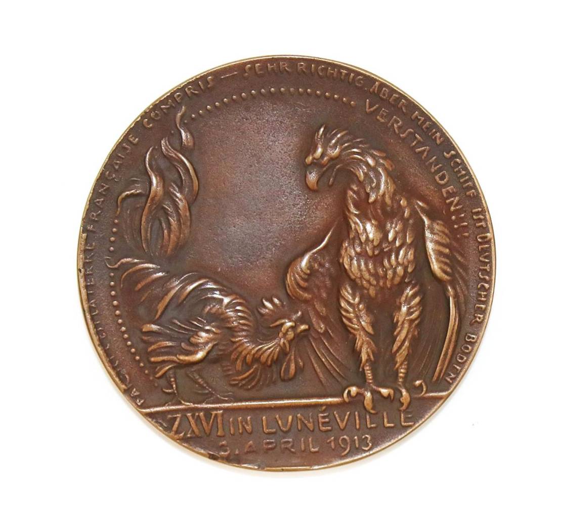 Große Abbildung Nr.1: 138-3041 Bronzemedaille: (Münzen und Medaillen, Zeppelin)
