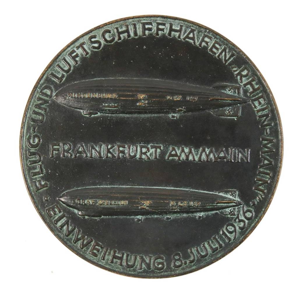 Große Abbildung Nr.2: 138-3055 Großmedaille: (Münzen und Medaillen, Zeppelin)