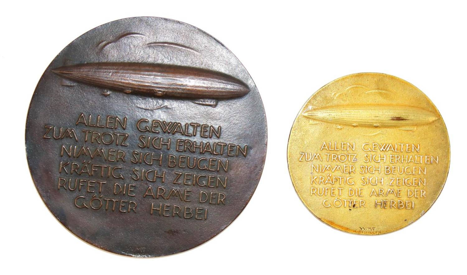 Große Abbildung Nr.2: 138-3075 Zeppelin Eckener Spende.: (Münzen und Medaillen, Zeppelin)
