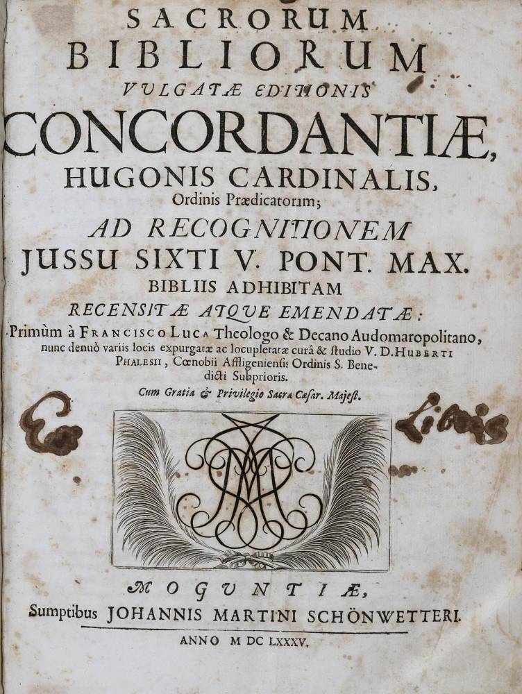 Große Abbildung Nr.21: 138-308 Rückgänge: (Alte Drucke, Handschriften und Theologie)