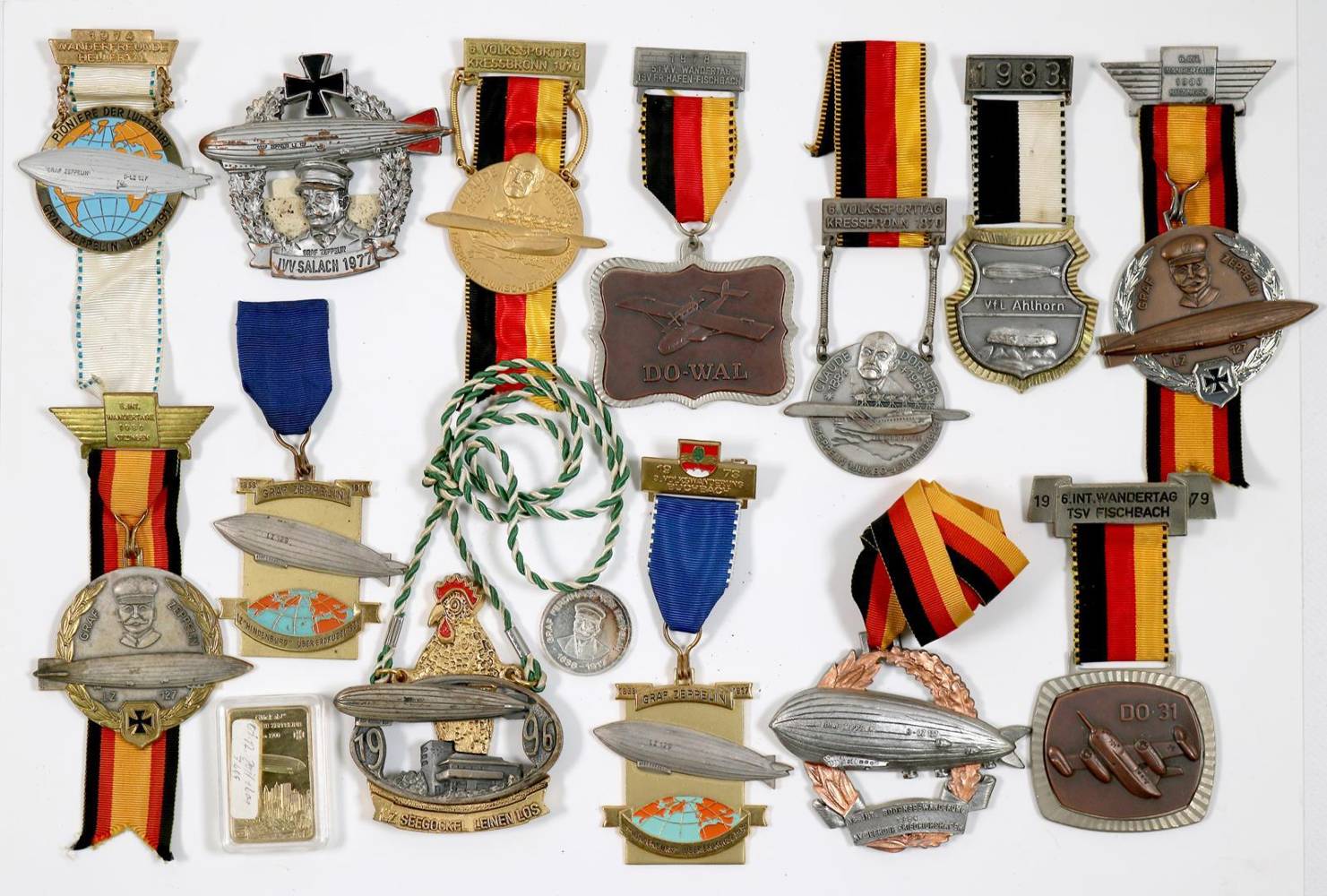 Große Abbildung Nr.10: 138-3081 Zeppelin Sammlung.: (Münzen und Medaillen, Zeppelin)