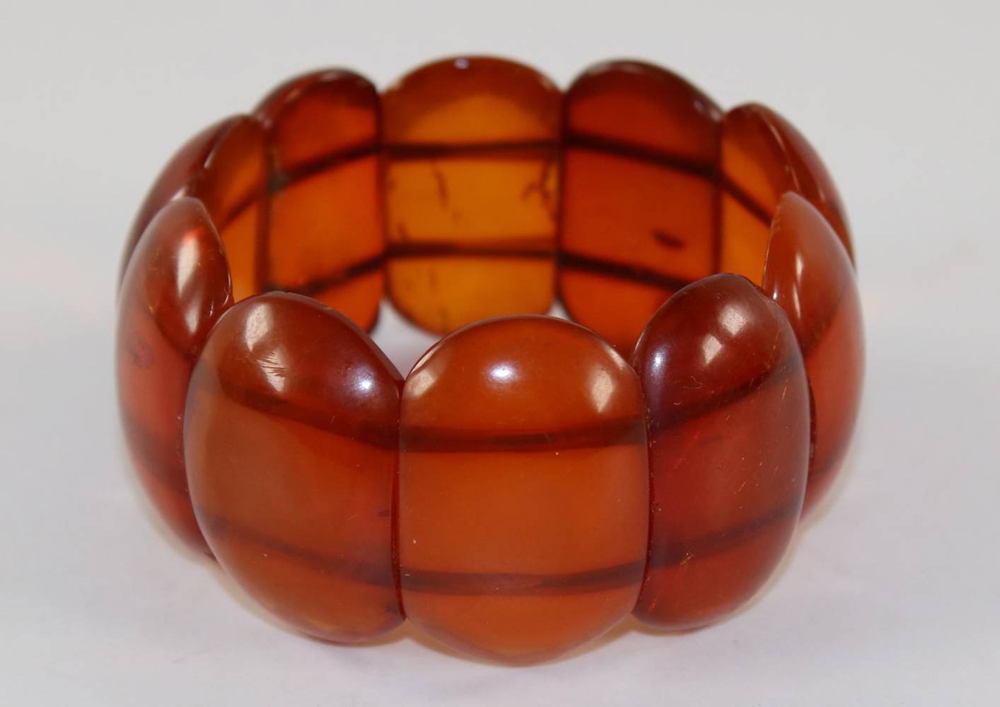 Große Abbildung Nr.2: 138-3102 Bernstein-Armband: (Schmuck, Armbänder)